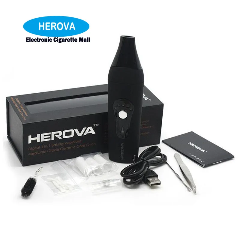

Airistech DHL Herova New 3 in 1 Portable Vape Herova Vaporizer Ceramic Bullets Meth Pen e cigarette dry herb e cigarette