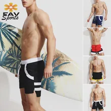 Для мужчин Пляжные шорты Плавание штаны для серфинга быстросохнущая Плавание ming Мужские Шорты для купания Спортивная мужские плавки