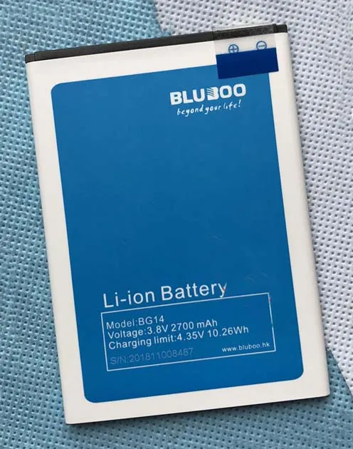 Оригинальный аккумулятор для телефона Bluboo D6 2700 мА/ч 3 8 в D6/D6 Pro мобильный телефон 5
