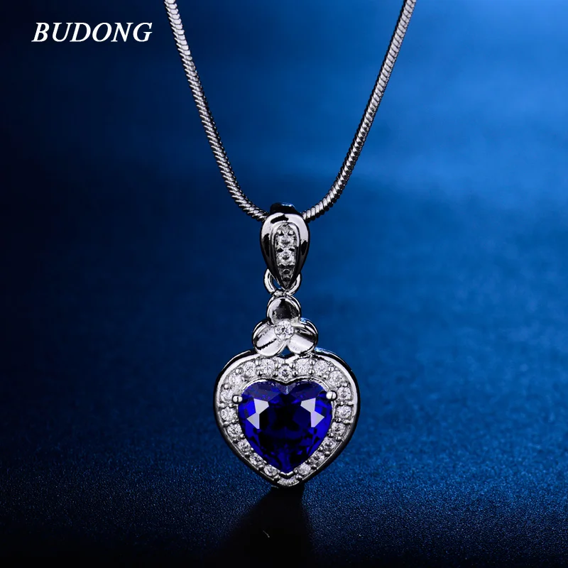 

2015 New Women Heart Pendants 18K White Gold Plated Slide Murano Glass Pendant Druzy Stones Jewelry with Free Necklace D4