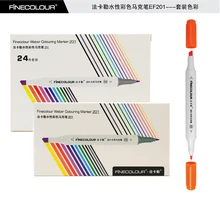 Finecolour художественный маркер для воды Цвет 12/24/36 шт./набор, набор анимации дизайн EF201