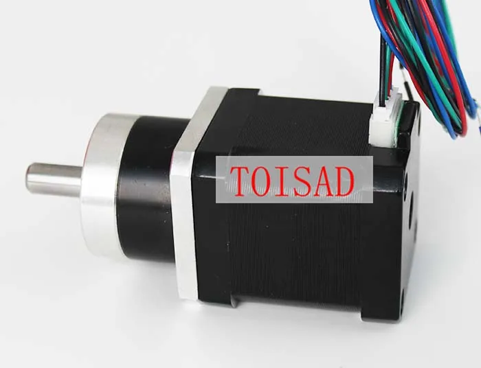 

New Best Gear ratio 5:1 Planetary Gearbox stepper motor Nema 17 1.7A Geared Stepper Motor 3d printer stepper motor