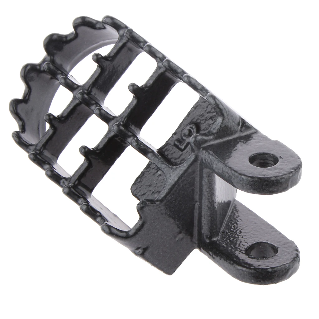 1 Pair Black Motocross Dirt Bike Racing Foot Pegs MX Racing Style Motorcycle Dirt Bike Wide Fat Foot Pegs Rest For Honda Etc