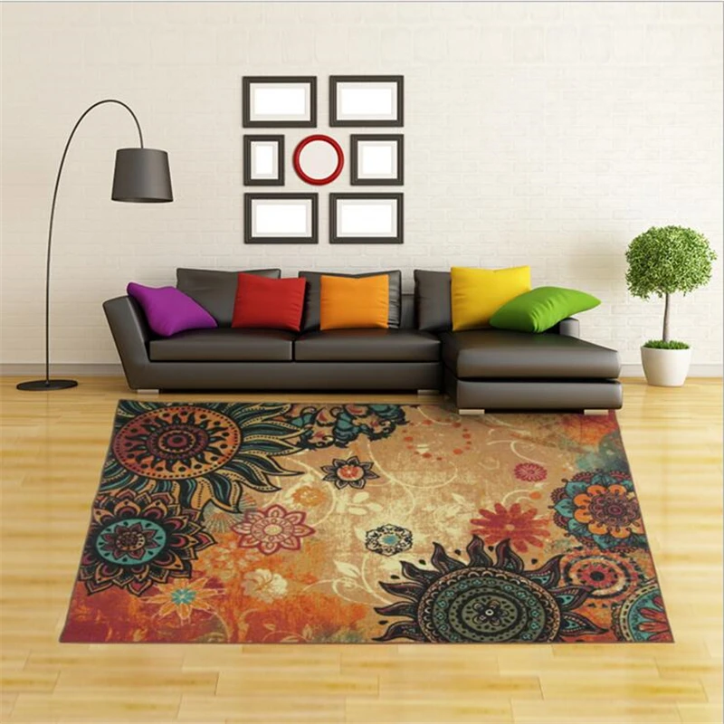 Мягкие нейлоновые креативные пасторальные Современные стильные большие ковры для гостиной Детская спальня для чистки ковров, для дома