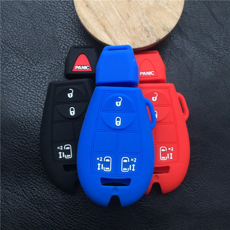 silicone rubber Car Smart Key Covers for Chrysler for Dodge for Jeep