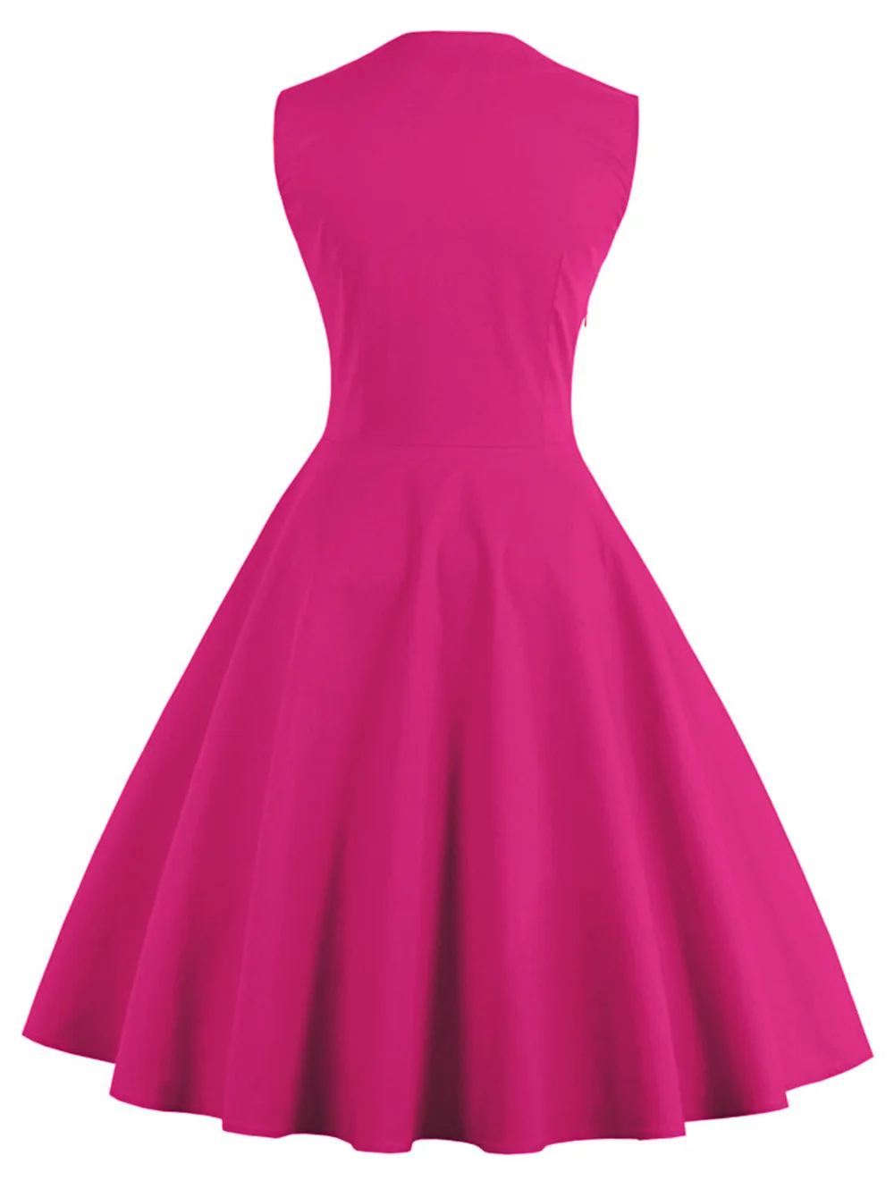 Women Polka Dot Summer Dress-12