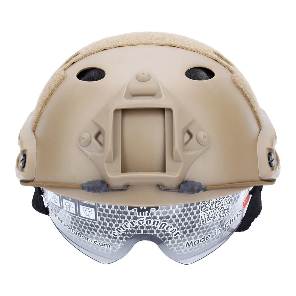Тактический шлем крышка шлем аксессуары БЫСТРЫЙ Прыжок защитная маска для лица шлем очки защитный Быстрый Шлем