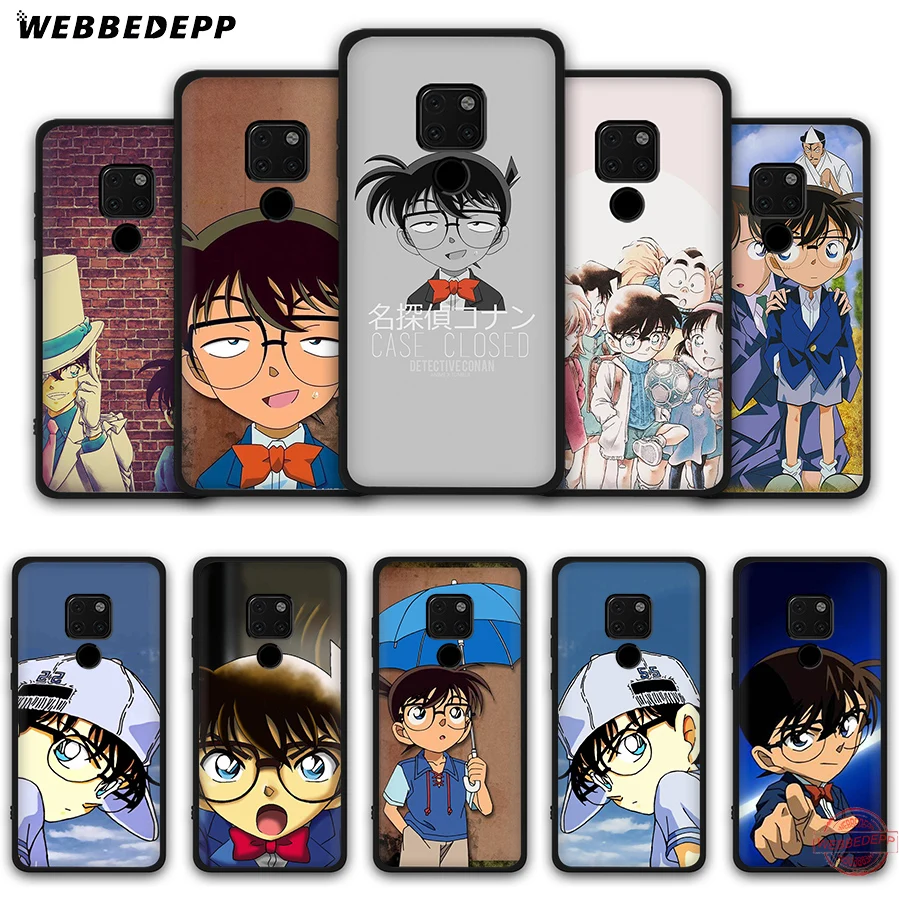 WEBBEDEPP Edogawa Conan мужской мягкий чехол для Huawei Mate 30 10 20 Pro Lite Nova 2i 3 3i 4 5i 2 чехлы |