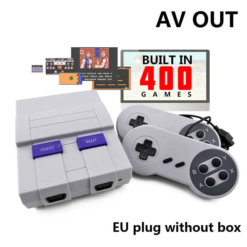 Мини ТВ игровая консоль для HDMI/AV 8 бит Ретро игровая консоль встроенный 621/400 игр для ТВ - Цвет: EU For AV no box