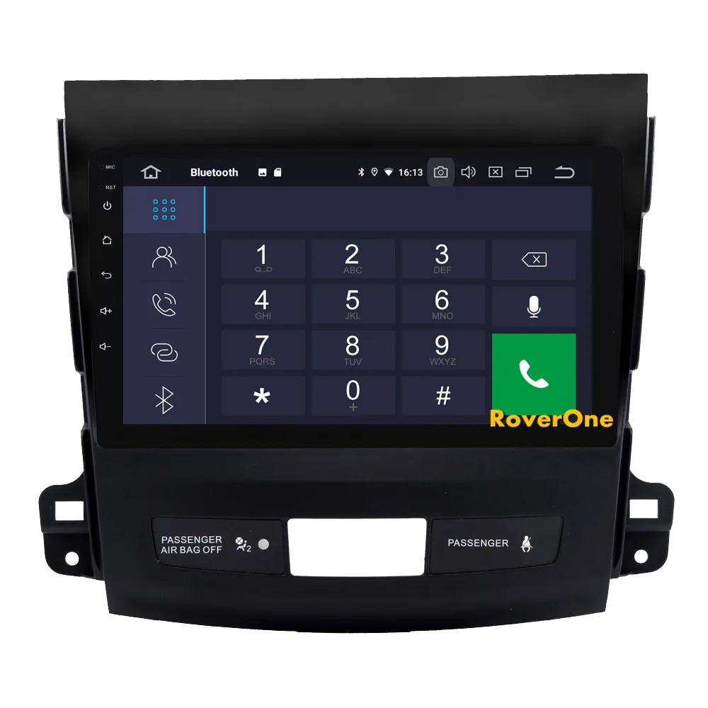 Cheap For Mitsubishi Outlander 2007 - 2011 Android 9.0 Quad Core Autoradio Car Radio Stereo GPS Navigation Multimedia Player NO DVD 8