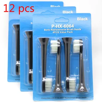 

12 pcs P-HX-6024 HX6024 Sonic Proresults Toothbrush Heads Fits For Kids