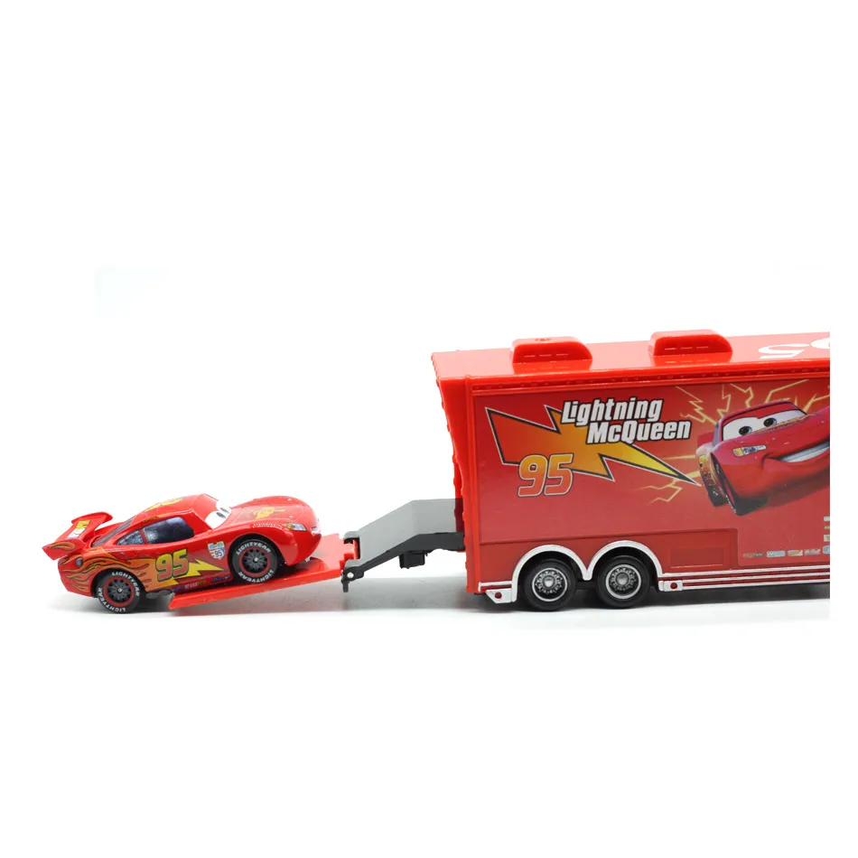 Disney Pixar Cars 2 3 автомобиля Игрушечные лошадки 2 шт./компл. McQueen Мак дядя Джимми King Джексон Storm 1:55 Diecast металла сплав модель Игрушечные лошадки Обувь для мальчиков