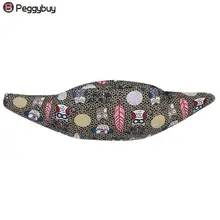 Модная женская поясная полностью бандана Черная 3D печать модная сумка на пояс Женская поясная сумка для мужчин