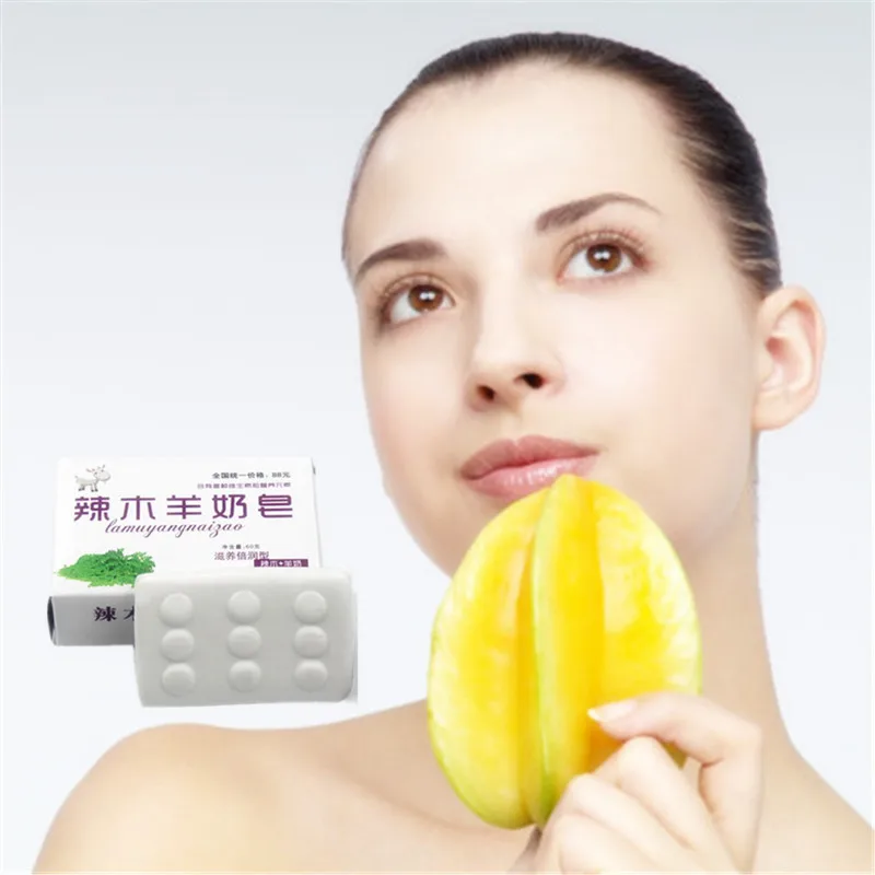 

Natural Goats' milk Crystals whitening soap Body intimate bleaching handmade soap underarm skin bleach scented soap 40g
