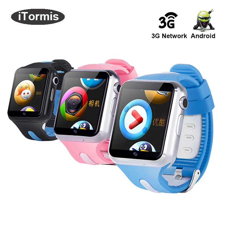 

iTormis Bluetooth 3G Wifi Android Smart Watch Phone SmartWatch Sport support SIM Card WhatsApp Facebook for Men Women Kids