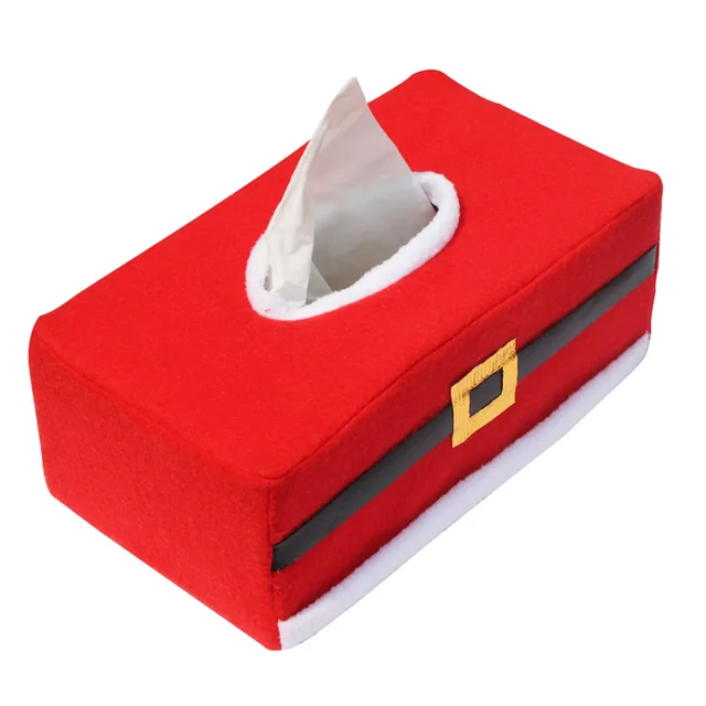 christmas style santa claus belt felt tissue box case holder home decor creative napkin holder for - Santa Claus Belt christmas style santa claus belt felt tissue box case holder home decor creative napkin holder for - Santa Claus Belt