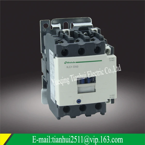 

tianhui elecric shthde brand ILC1-D50 220v 50/60hz 3phase ac contactor
