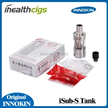 100% original innokin isub s tanque de control de temperatura 4.5 ml atomizador isub s tc
