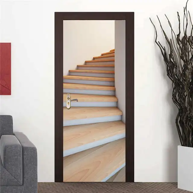 Selbstklebende 3D Tür Wand Kühlschrank Dekorative Spiegel Aufkleber ... Selbstklebende 3D Tür Wand Kühlschrank Dekorative Spiegel Aufkleber ...