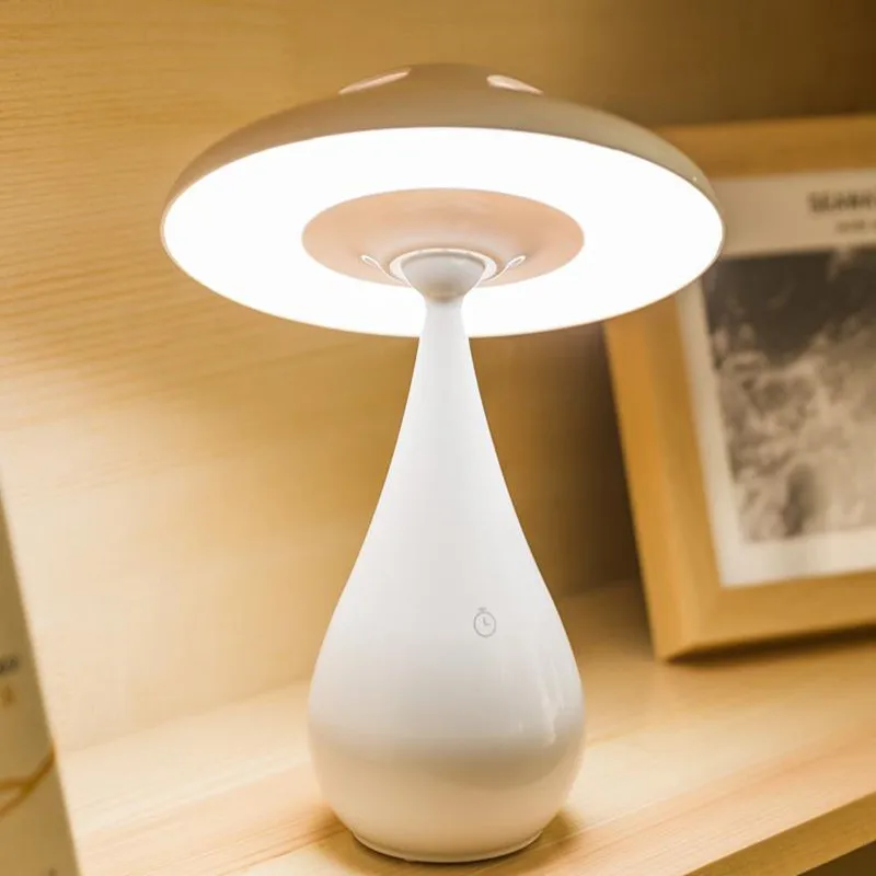 

Creative LED pupil eye lamp rechargeable negative ion mushroom air purifying lamp children gift lamp bedside reading lamp