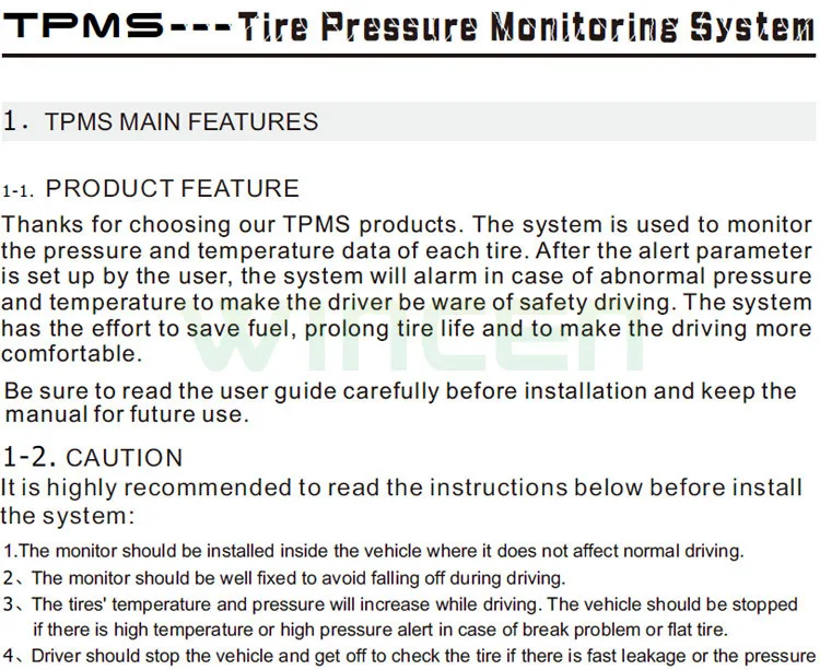 SOLAR CHARGE TPMS