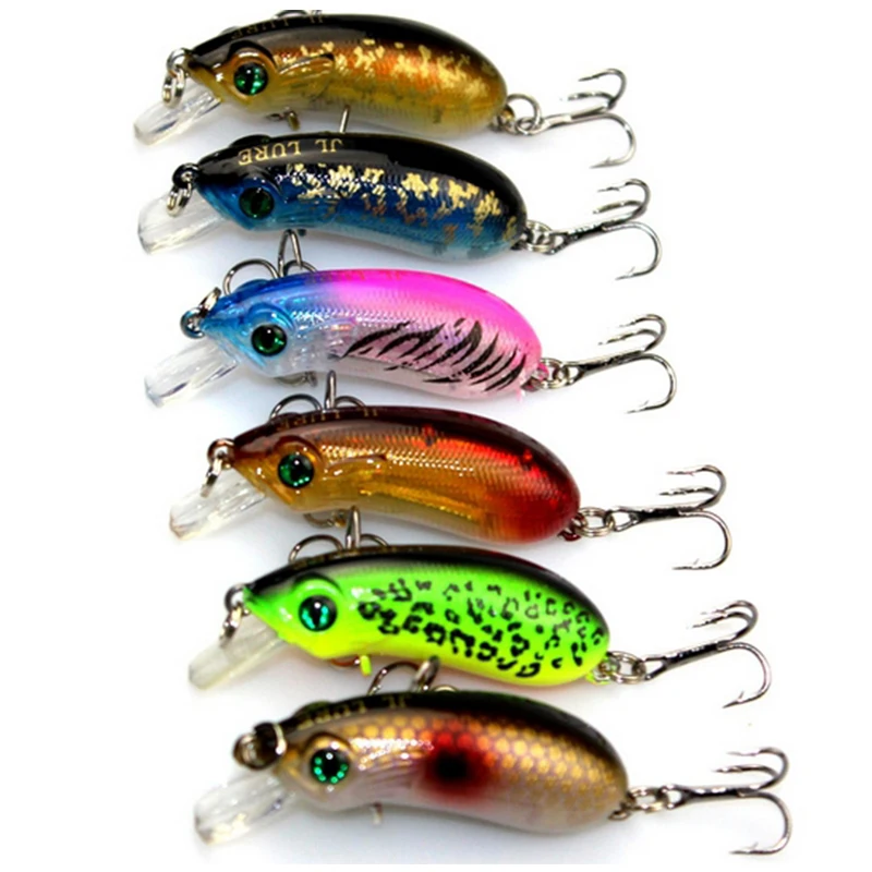 3Pcs Hot sale Japan Fishing Bait Crankbait Wobblers Minnow Artificial