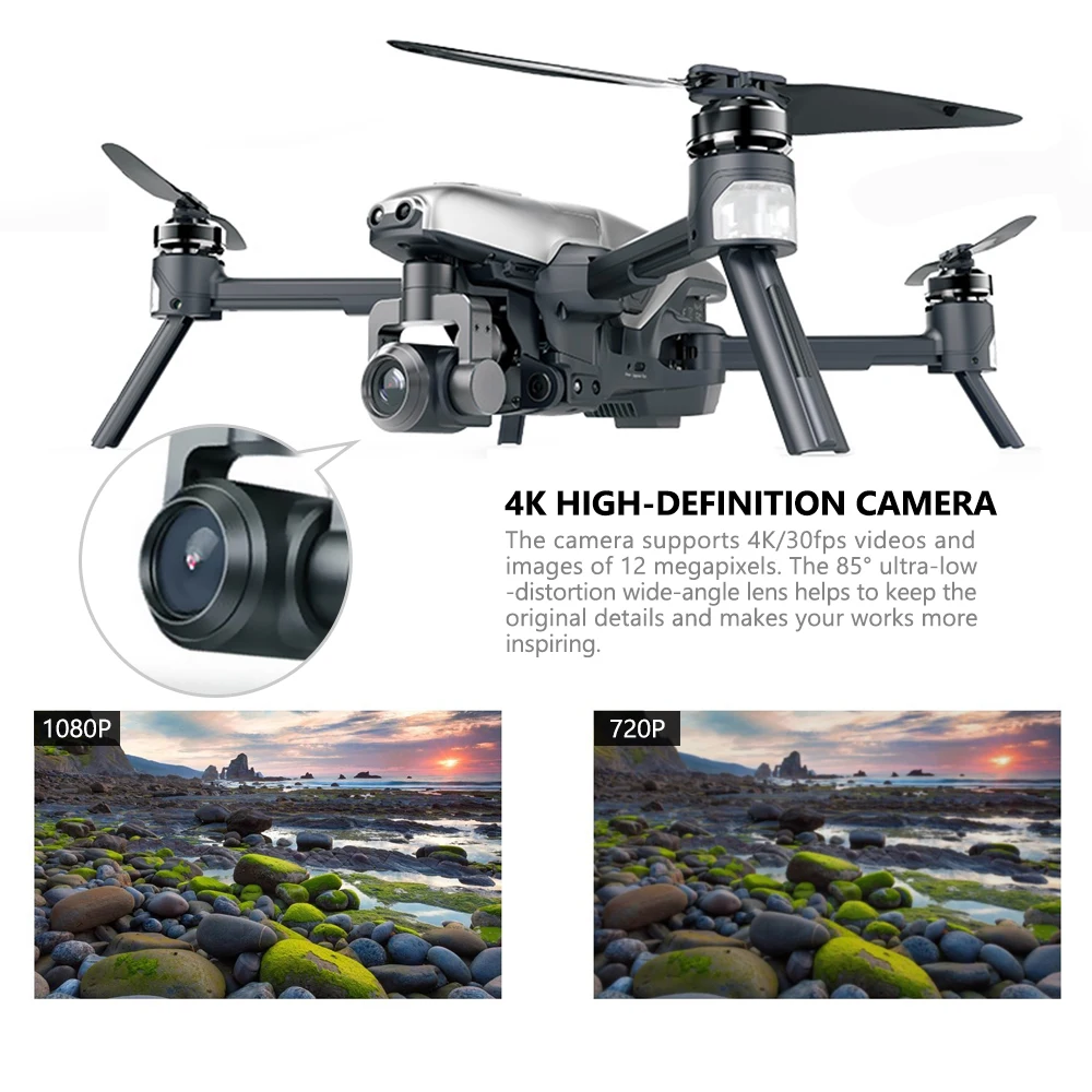 Walkera Vitus 320 5 8G FPV 12MP 3 осевой шарнирный 4K HD камера бесщеточный складной GPS Drone