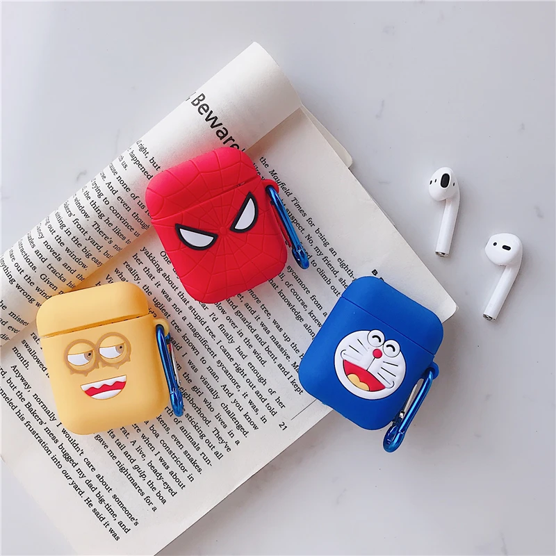 Cute Cartoon Soft Silicone Case For Apple Airpod Shockproof Cover For Apple AirPods Earphone Cases Cover Air Pods Protector Case