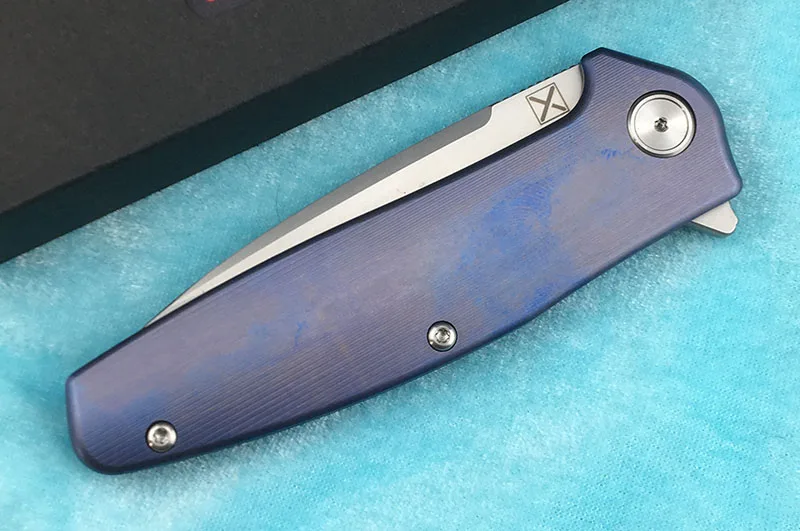 LEMIFSHE X-750 складной нож шарикоподшипник VG-10 лезвие титановая ручка Кемпинг Охота Открытый Карманный фрукты Ножи EDC инструмент