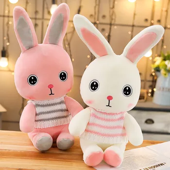 

Little Rabbit Plush Toy Pink Rabbit Lovely Princess Rabbit Net Red Baby Doll Puppet Pillow Girl