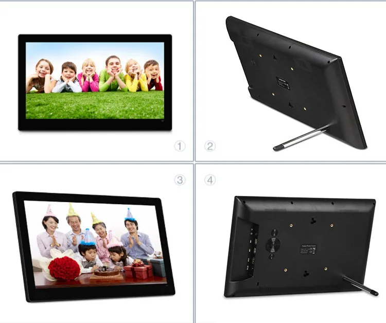 US $199.00 14 inch digital photo frame IPS widescreen 19201080slide showmusic 1080P video playbackHDMI in AV in Remote control VESA