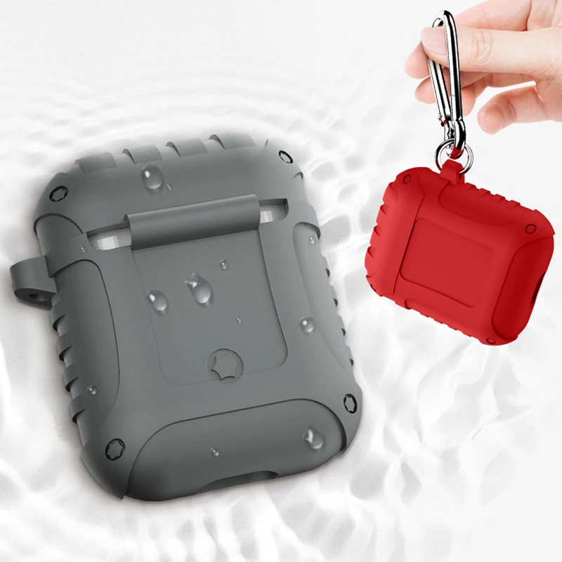 

Cool Sports Man Outdoor Armor Case For Apple AirPods Bluetooth Wireless Earphone Bag Cases For Air Pods Cover Charging Box Case