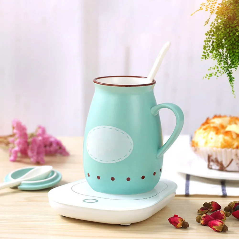 

Waterproof Constant Temperature Thermal Heating Cup Heating Electric Kettle Smart Coffee Milk Tea heater Jug Keep Warm 55 degree