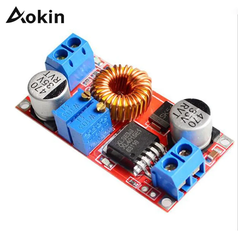 

Original XL4015 E1 5A DC to DC CC CV Lithium Battery Step down Charging Board Led Power Converter Lithium Charger Module