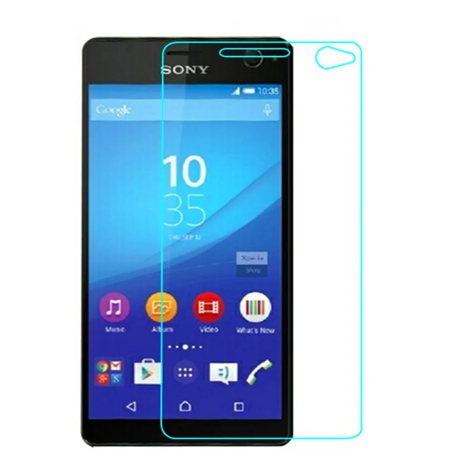 Для sony xperia c4 e5303 защитное стекло 9H 2.5d ультратонкое закаленное для E5306 E5333 E5343 E5353