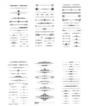 

Black line diy decorative sticker(1lot=10packs)