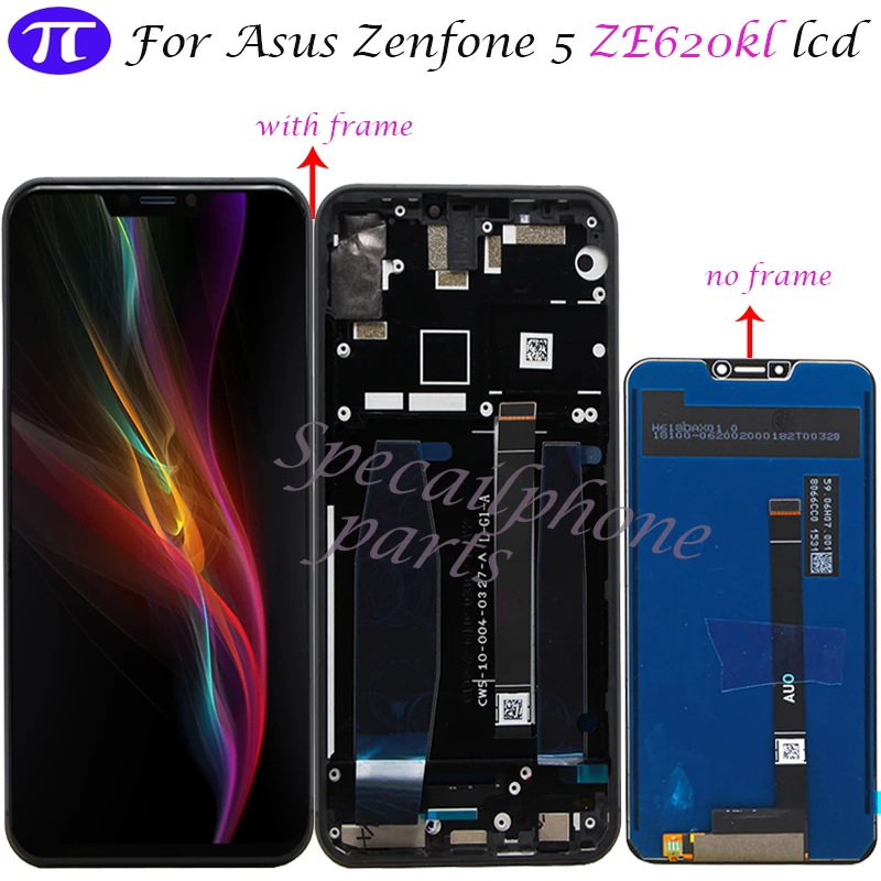 

Original 6.2'' 1080 x 2246 LCD For ASUS ZenFone 5 ZE620KL LCD Display Screen For Zenfone 5 2018 Gamme Touch Screen Digitizer
