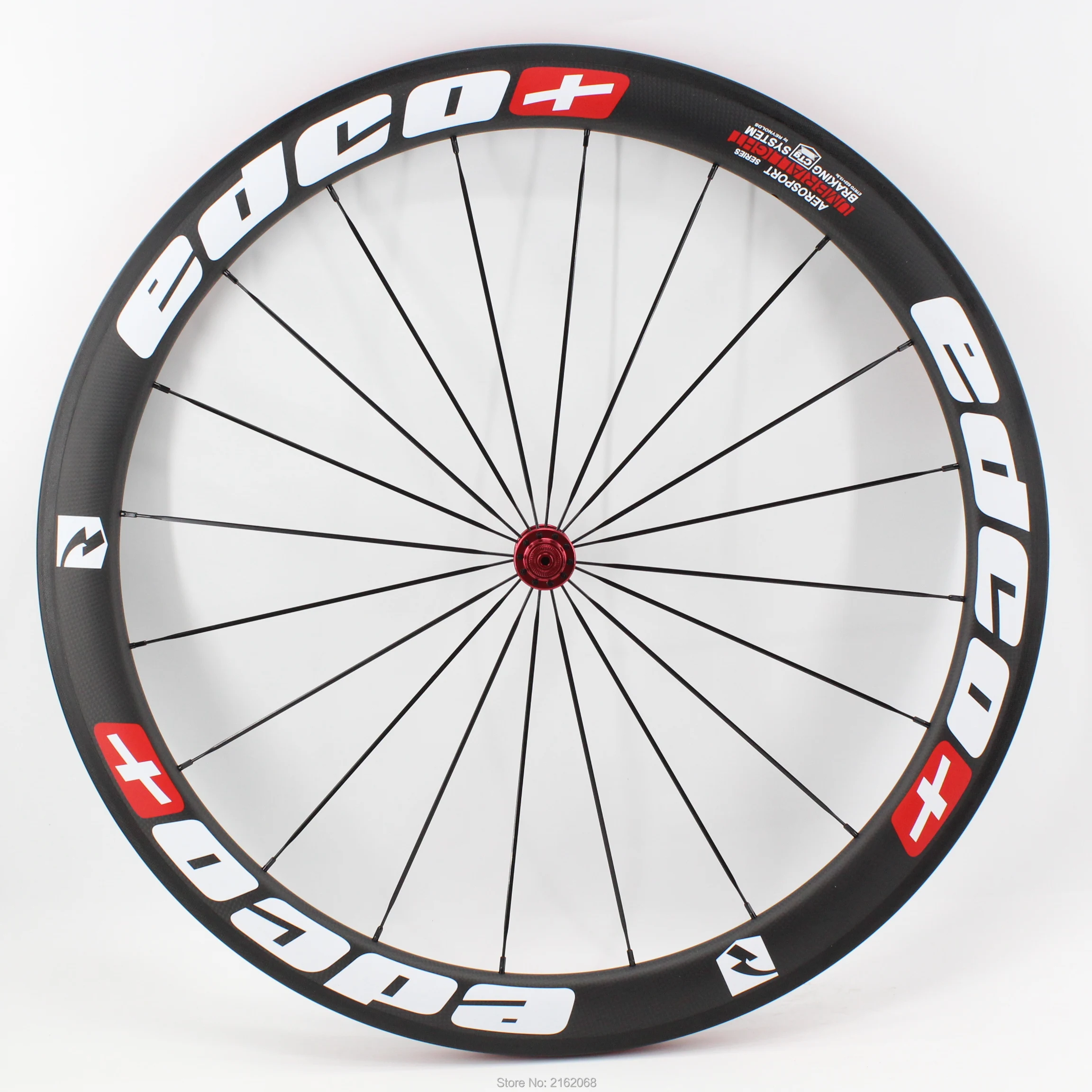 Discount New white+red 700C 50mm clincher rims Road bike matte 3K/UD/12K full carbon fibre bicycle wheelsets 20.5/23/25mm width Free ship 1