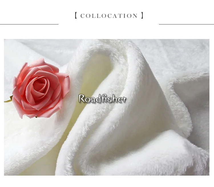 White velvet background cloth 5