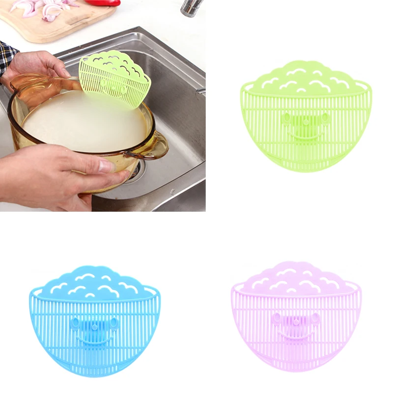 1 Piece Clean Rice Wash Rice Sieve Manual Kitchen Cooking Tools Utility