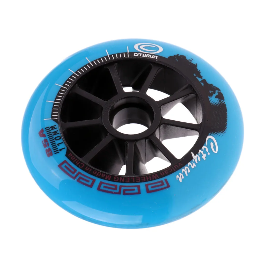 Speed Skating Wheels Outdoor Indoor Inline Skate Wheels Tool 110mm Blue Cycling Scooter Parts Replacment Accessories