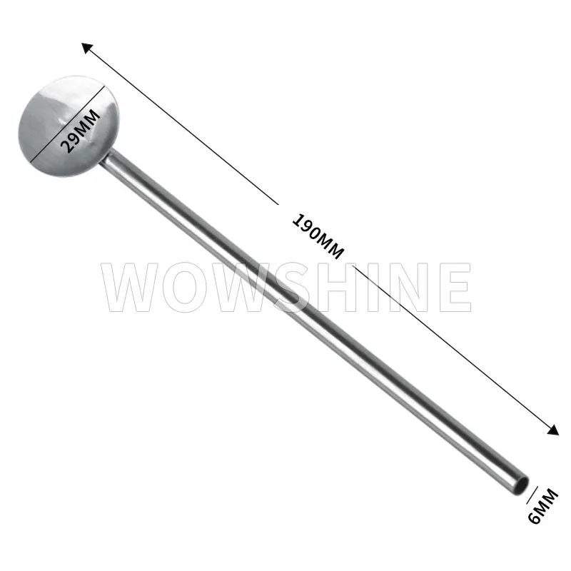 

Оптовая продажа, Бесплатная доставка, 100 шт., из нержавеющей стали, 304, соломинка для чая, сока, перемешивающая ложка, для бара, кухни, соломинка, 19 см