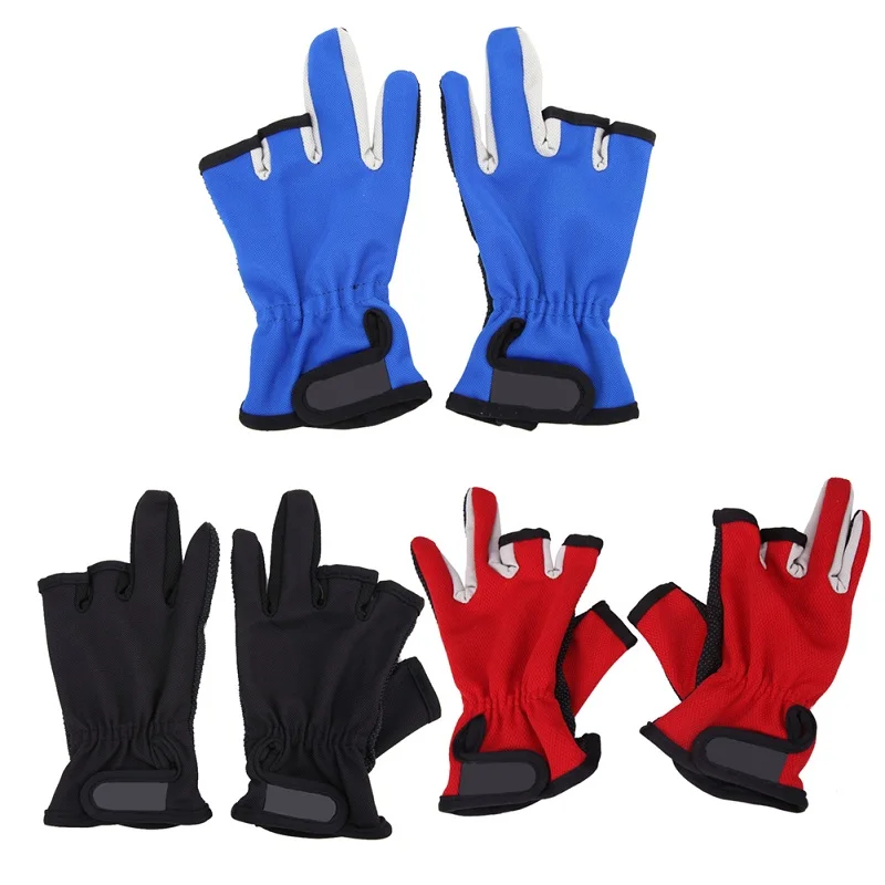 Противоскользящие 3 низкорезные перчатки для пальцев, перчатки для рыбалки, защита для пальцев, дышащие Нескользящие перчатки для рыбалки, спорта на открытом воздухе