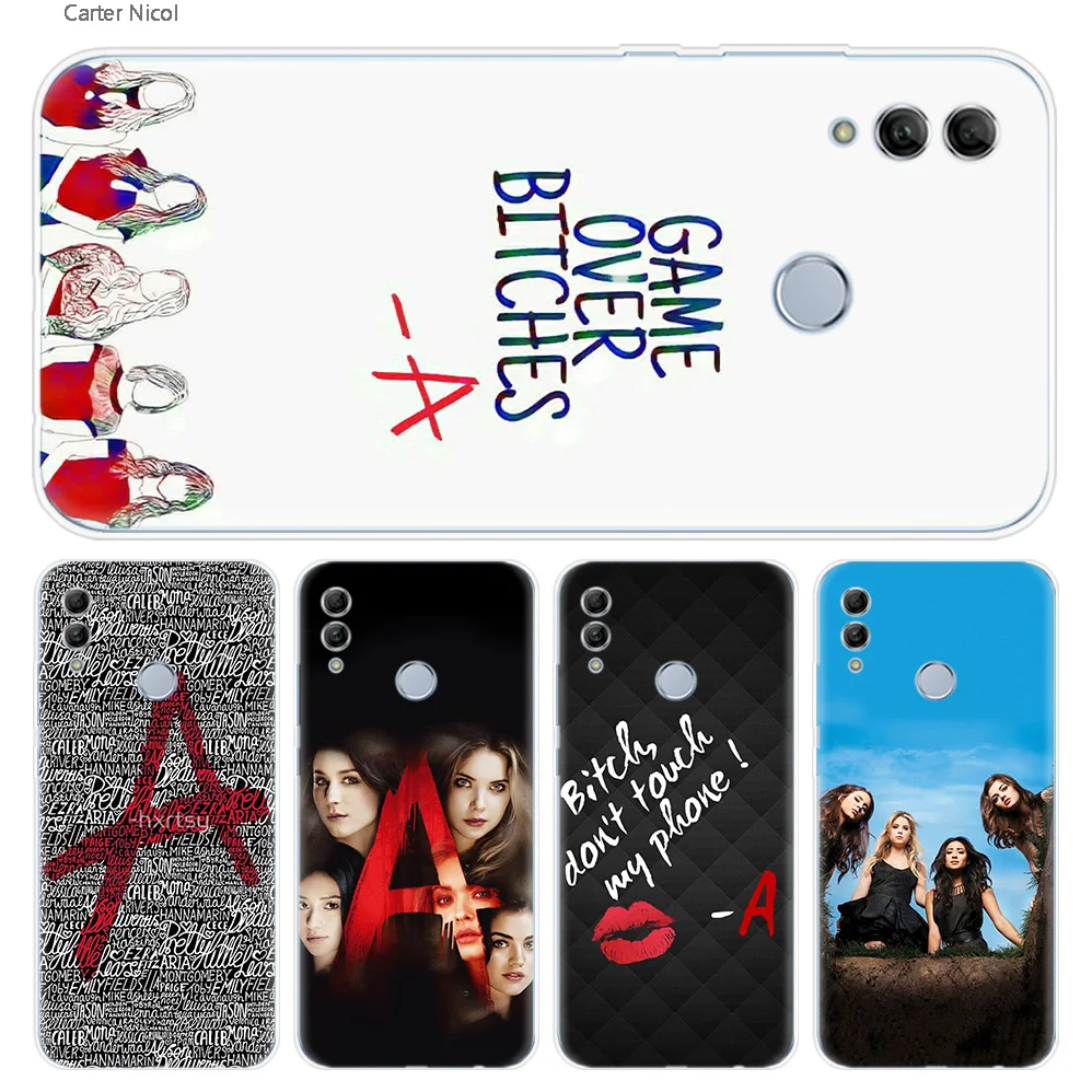 

pretty little liars Game Over Bitches Silicone Case Cover for Huawei Honor 10 Lite 8C 8X 7C Y6 Y7 Y9 Prime 2018 2019 7A Pro 7C E