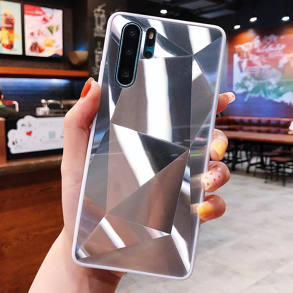 3D Алмазный чехол для huawei P30 Lite P30 Pro P20 Lite P Smart Honor 10 Lite Honor 8X Y6 чехол s голографическая Призма Лазерная крышка