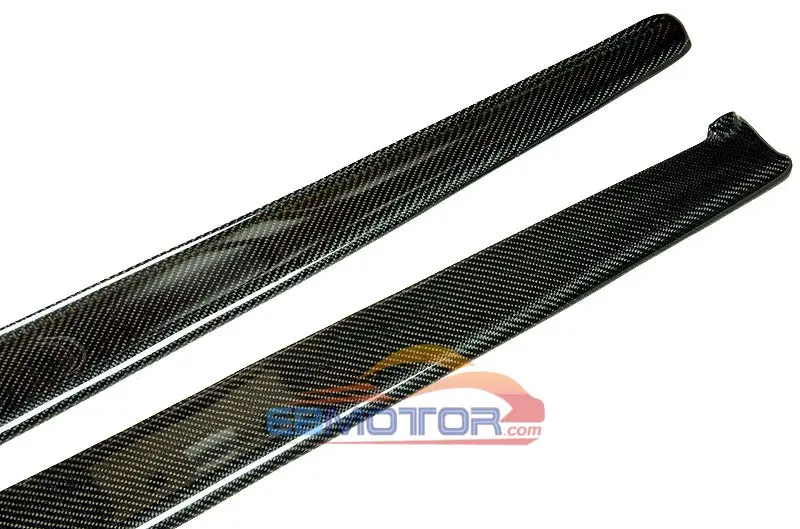 P style Real Carbon Fiber side skirts Extensions For BMW 4-Series F32 F33 F36 420i 428i 435i M sport 2014UP