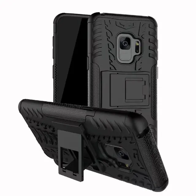 

For Samsnng Galaxy S8 S9 A6 Plus NOTE 8 A8 Defender Stand TPU+ PC Case Shockproof Protective Silicone Plastic 2 In 1 Back Armor
