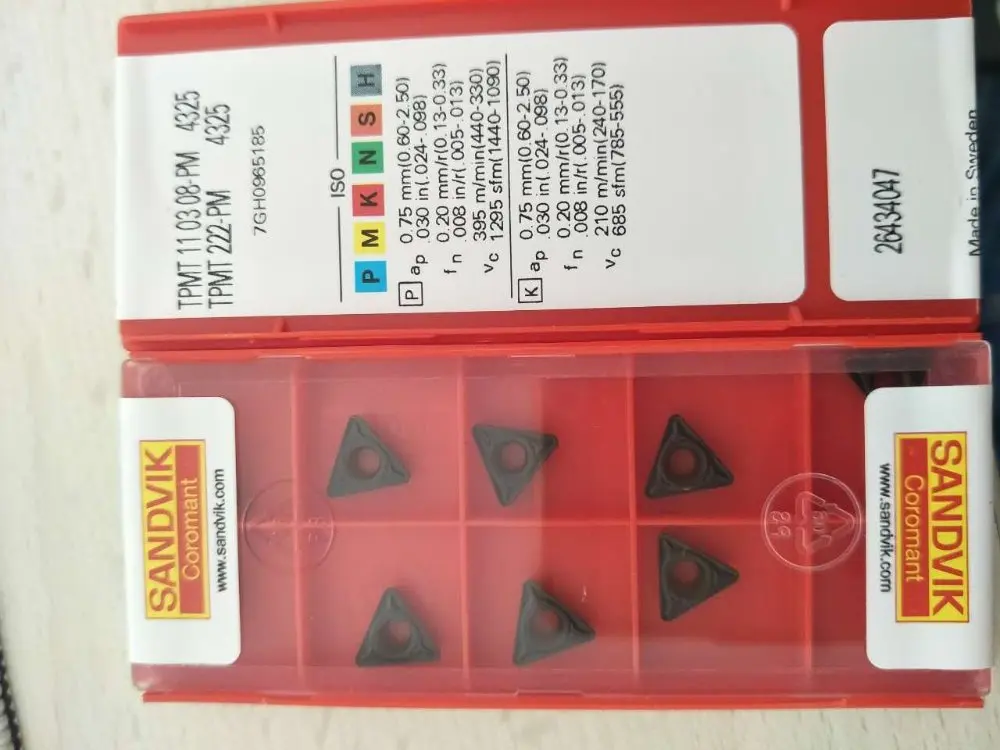 10pcs CCMT09T304-PM4325 New Carbide Insert