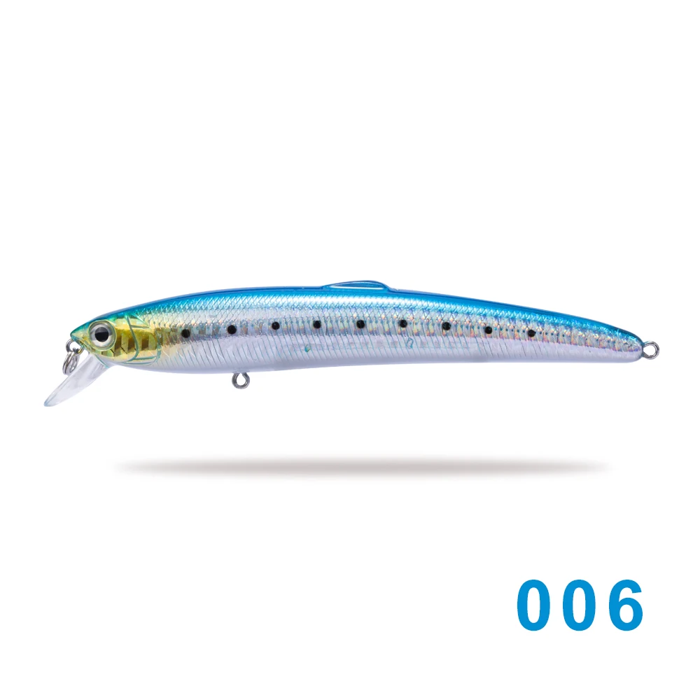 Hunthouse minnow морская жесткая приманка для рыбалки 12,5 см/17,5 г 14,7 см/27 г твердое тело 8 цветов для морского баса - Цвет: 006