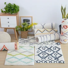 60X90 см мягкие ковры в скандинавском стиле для гостиной, дверной коврик, декорированный толще для чистки ковров, для дома, напольный коврик, нежные простые коврики